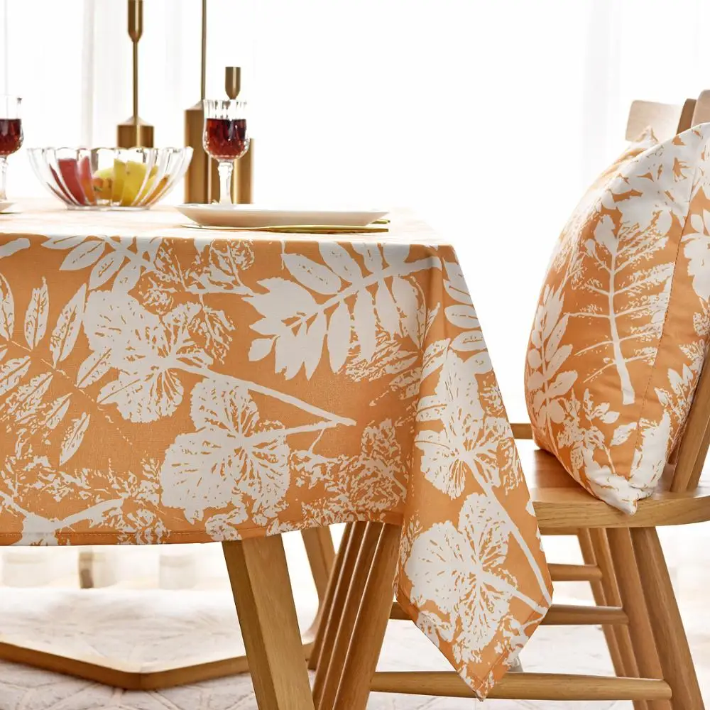 

Kitchen Dinner Table Cloth Linen Rectangular Watherproof Table Covers American Country Outdoor Patio Tablecloths Obrus Bieznik