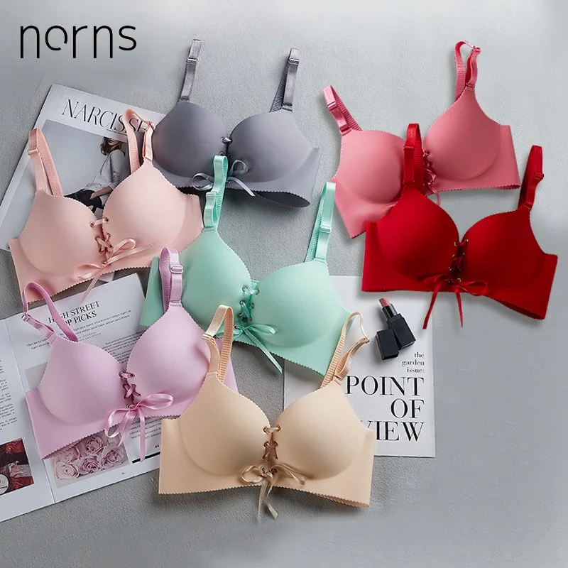  Norns seamless Bra Sexy Bras For Women Fashion Push Up Lingerie Wireless Bralette Cotton Brassiere 