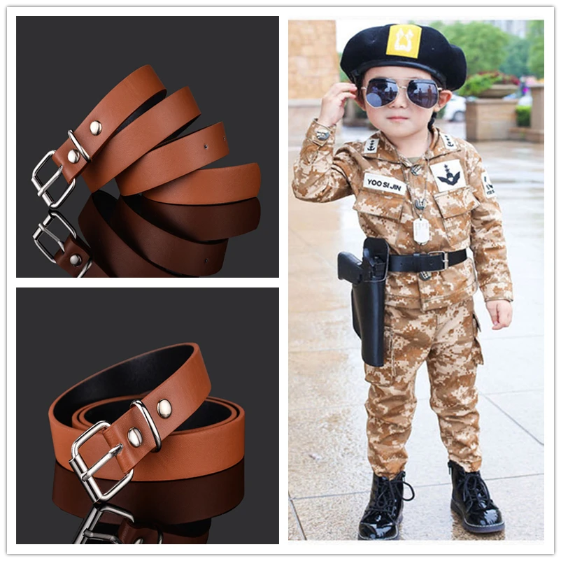 

Fashion Children Leather Belts For Boys Girls Kid Waist Strap Waistband For Trousers Jeans Pants Adjustable Cinturon infantil
