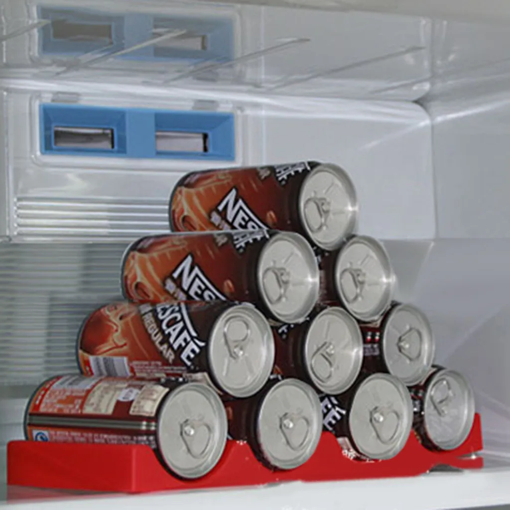 

Wine Bottle Organizer Holder Silicone Stacker Cans Fridge Mats Beverages Racks Beer Rack Space Saver Organizer