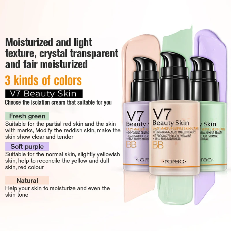 ROREC увлажняющий грунтовка для лица макияж BBCream мгновенный пор ластик гладкая кожа