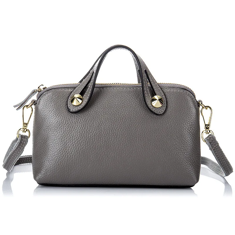 

Genuine Leather Women Day Clutch Bags Real Skin Cowhide Satchels Small Shoulder Organizer Purse Evening Party Ladies Wristlet