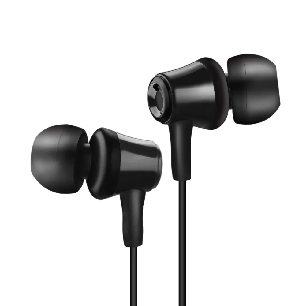 

S8 In-ear wired Earphone Earbuds 3.5mm Headphones with In-Line Microphone - Black