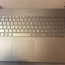 KEFU для Asus N750 N750JV N750JK США клавиатура с подсветкой Топ чехол Упор для рук