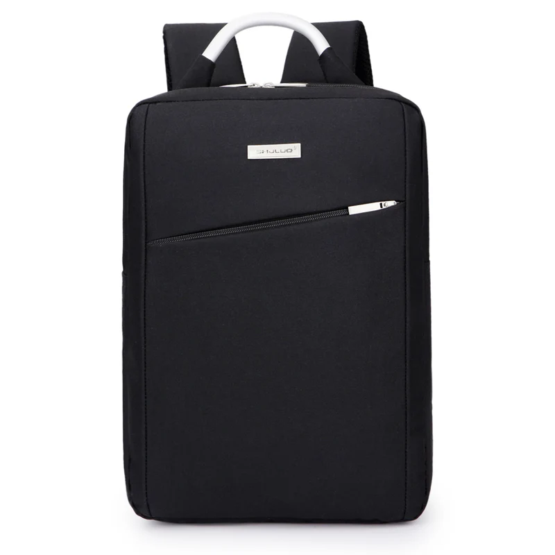 Унисекс 15," ноутбук рюкзак мужской водонепроницаемый нейлоновый рюкзак Высококачественная дорожная Сумка подростковая школьная сумка - Цвет: Черный