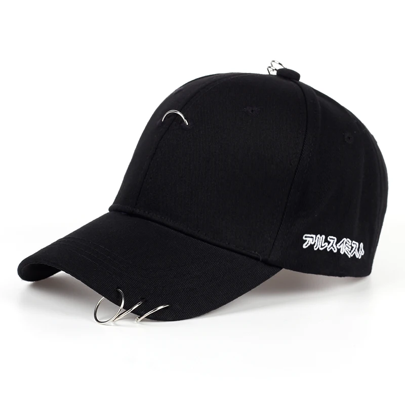 TUNICA, модная мужская Дамская Хип-хоп кепка, черная бейсболка с вышивкой, персонализированная Кепка, кепка, бейсбольная кепка - Цвет: Черный