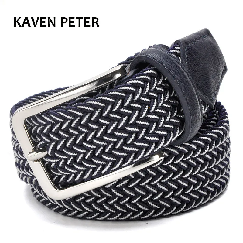 Ремень эластичный мужской 1 3/8 дюйма из текстиля и кожи|belt loop|belt leggingsbelted cow belts |