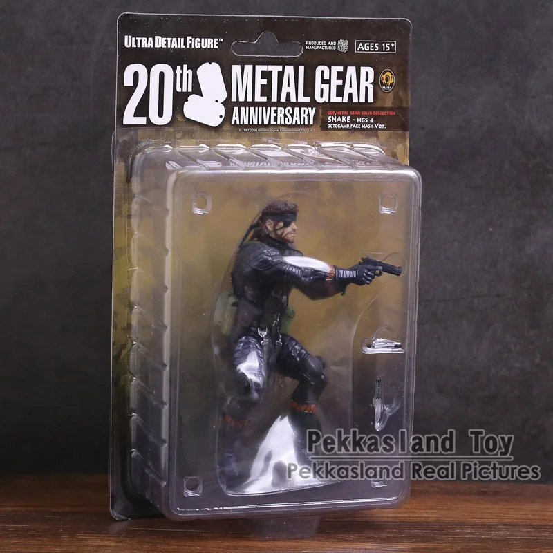 

Metal Gear Solid Snake Gray Fox Raiden 20th Anniversary PVC Action Figure Collectible Model Toy 5pcs/set