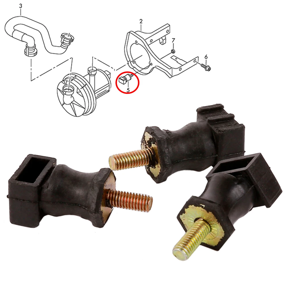 Air Pump Hose Kit Wooeight New 06A 133 567 A 3Pcs Secondary Air Pump Mount 06A133567B For VW Jetta Golf Passat Bora Beetle Polo For AUDI SEAT Leon