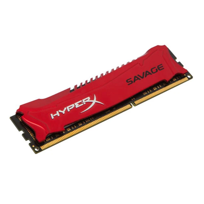 

HyperX Savage 4GB 1600MHz DDR3, 4 GB, 1 x 4 GB, DDR3, 1600 MHz, 240-pin DIMM, Rojo