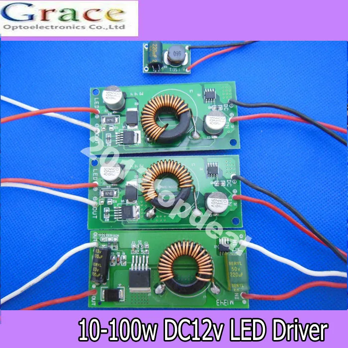 

DC12V 24V 10w 20w 30w 50w Constant Current LED Driver for high power LED