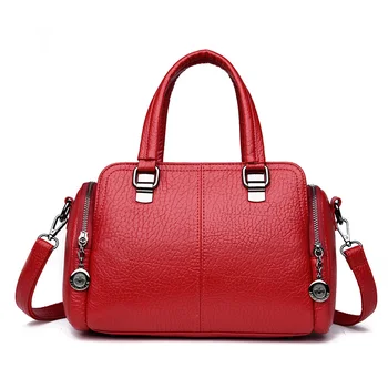 

Women high quality pu Leather Handbags Vintage Messenger Bags Designer Crossbody Bag Women Tote Shoulder Bag Top-handle Bags