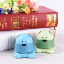 Студенческий офисный степлер мультфильм Мини Винни finisher Защита окружающей среды без штапельного штапеля-без скоб степлер