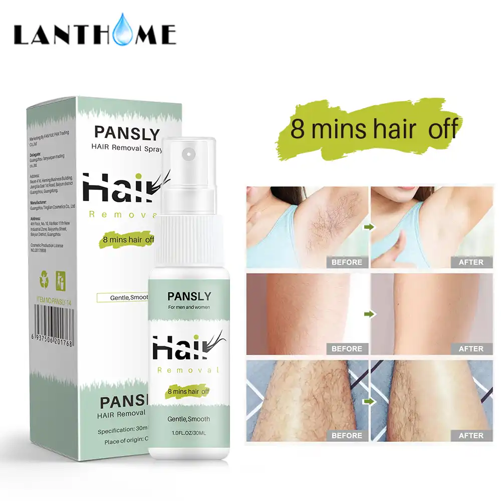 Permanent Stop Hair Growth Inhibitor Pubic Hair Repair Smooth Body Hair Removal Treatment Spray
