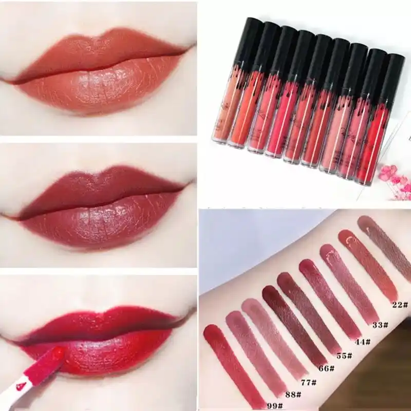matte lipstick chili