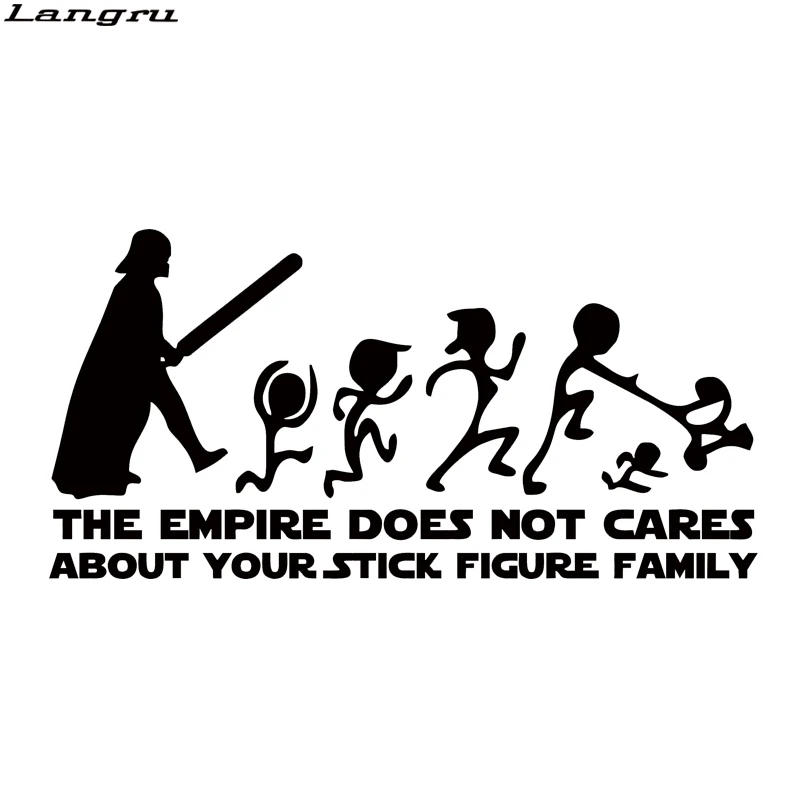 Виниловая наклейка Langru The Empire аксессуары для автомобиля стикеры Звездных войн