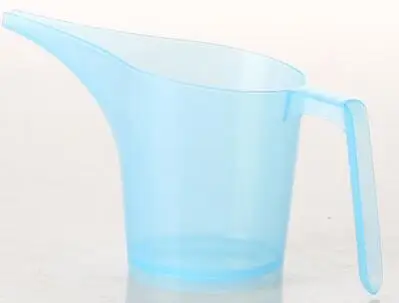 1 шт., 300 мл, яркие цвета, длинный рот, чашки, измерительные инструменты, Градуированный стакан, прозрачный пластиковый, мерный стакан JH 0730 - Цвет: Синий