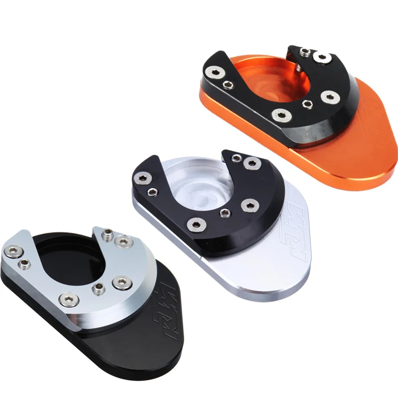 

CNC Kickstand Kick Side Stand Extension Foot Pad Plate For KTM 690 950 990 Adventure R S LC8 Enduro Supermoto SM SMC SMR