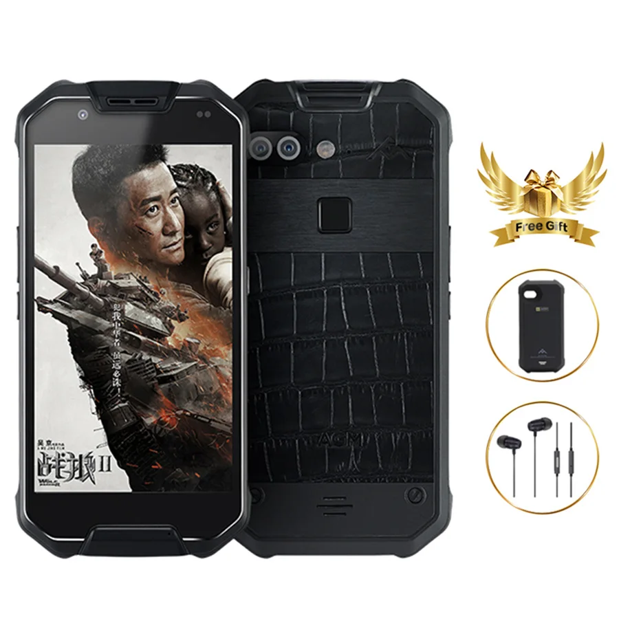 Original AGM X2 IP68 Waterproof Shockproof mobile phone NFC Android 7.1 GMS 6GB RAM 64/128GB ROM Octa Core Dual 12MP CAM 5.5