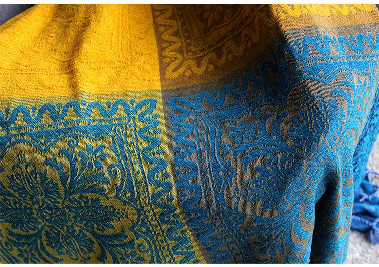 Хлопковое богемное полотенце с ворсом из синели бланке утолщенное клетчатое декоративное одеяло на диван/кровать одеяло стол/одеяло для самолета чехол для пианино