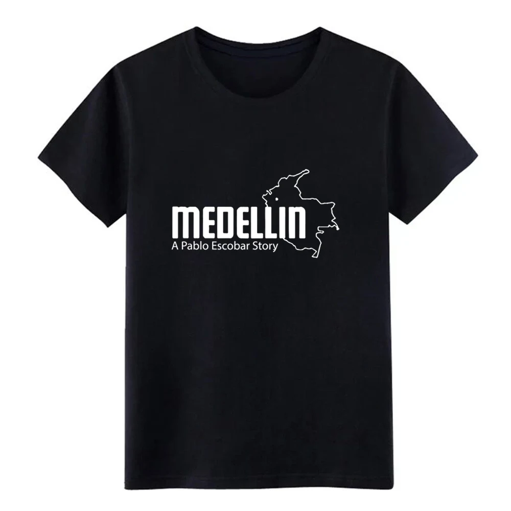 medellin pablo  escobar men s jersey t shirt personalized tee shirt S-XXXL Unisex Crazy Authentic summer Natural shirt