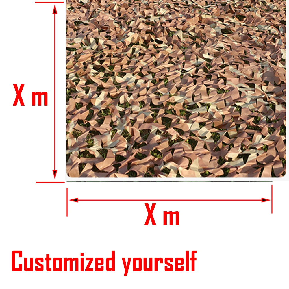 

Customized Sizes Military Camouflage Nets Camo Mesh Strips Camouflage Net Car Cover Army Camping Sun Shelter Tent Cover Hunting