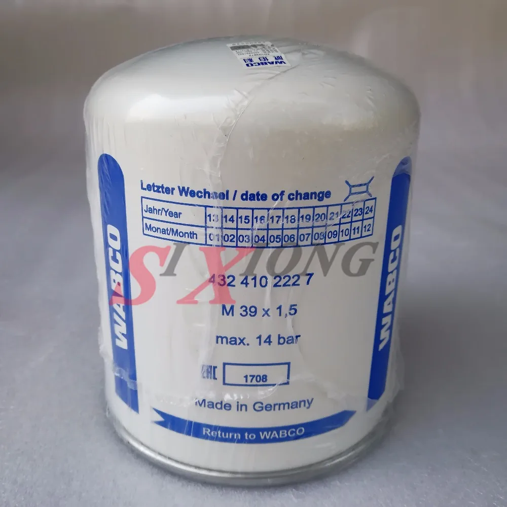 

4324102227 WABCO Air Dryer Filter For DAF MAN Scania Volvo