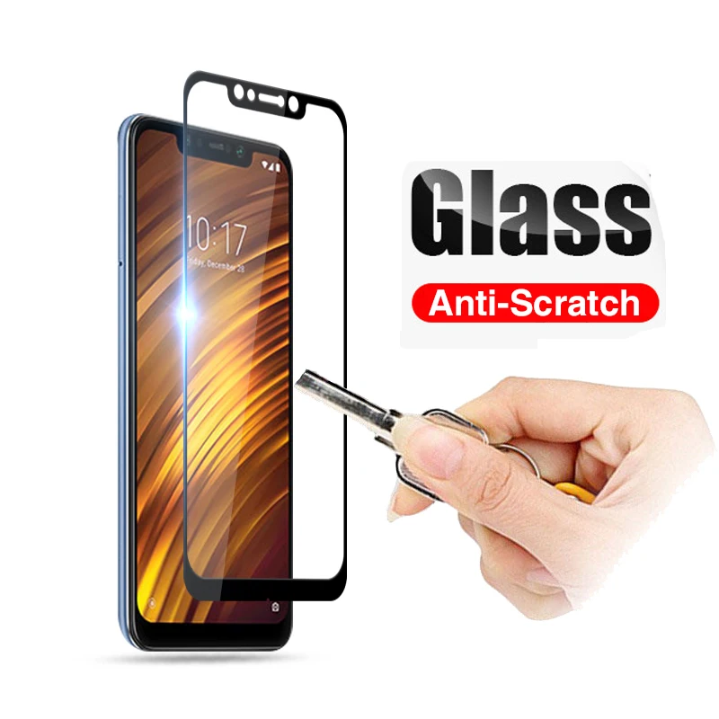 

Glass For Xiaomi Pocophone F1 Tempered Glass Screen Protector For Xiaomi Xaomi Pocophone F1 Poco Poke pokophone 6.18 Films Cover