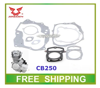 

loncin zongshen cb250 air cooled engine gasket kayo dirt bike atv quad 250cc accessories free shipping
