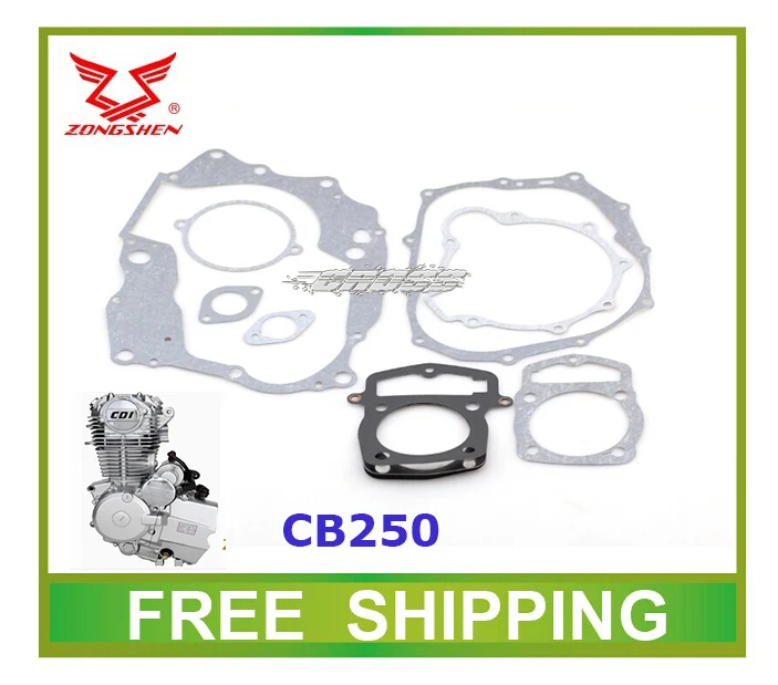 Прокладка двигателя loncin zongshen cb250 с воздушным охлаждением для байка грязи