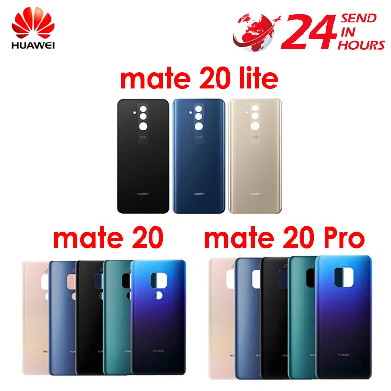 

Huawei Mate 20 Lite Battery Cover Back Glass Panel Rear Door Housing Case For Huawei Mate 20 Pro Battery Cover Mate20 Replace