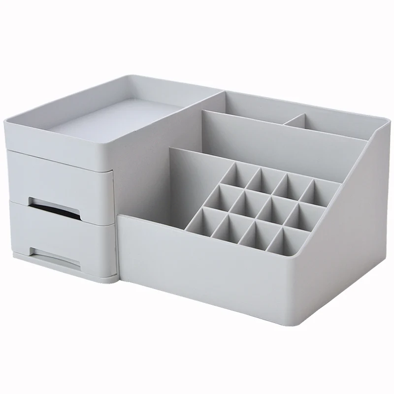 

Large Multi-layer Cosmetic Storage Box With Drawer Detachable Remote Control Mask Lipstick Brush Makeup Rack Sundries Organizer