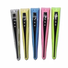 Best gift Gen 4 for Children doodle toy pen 3D pen with 3* 5M filament use ABS filament with LCD best gift for kids
