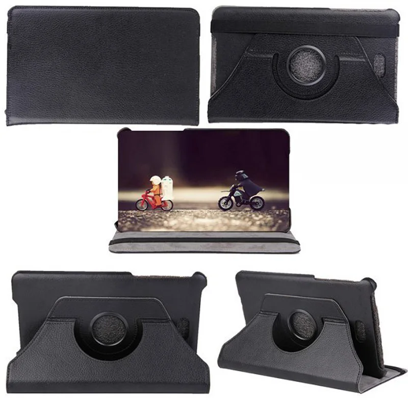

Rotating 360 Degree Luxury Folio Stand Rotary Leather Case Cover For Dell Venue 8 Pro 3840 3845 5830 V8-3840 8" Windows Tablet