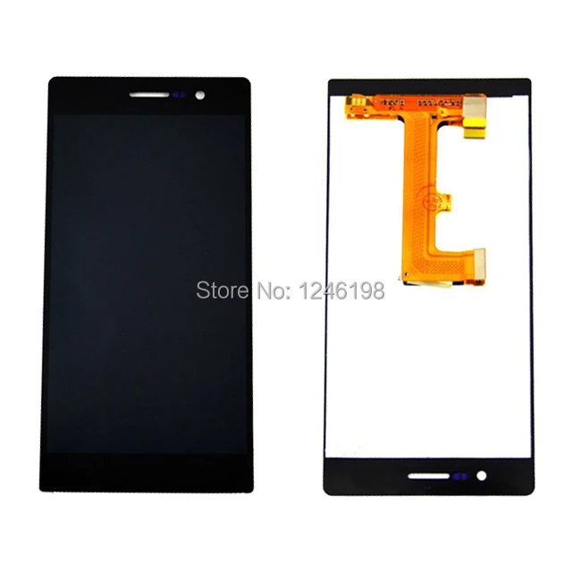 

Good Working Black Full LCD Display Touch Screen Digitizer Assembly For Huawei Ascend P7 Replacement Repair Parts Free shipping