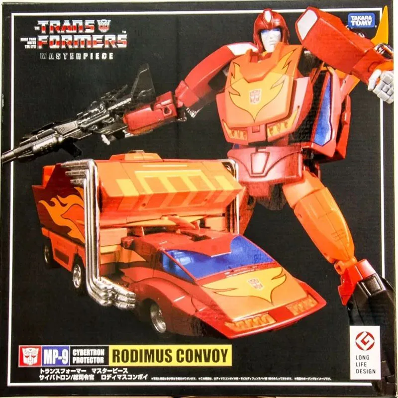 Трансформированная игрушка Mp09 Hot Rodimus reprint