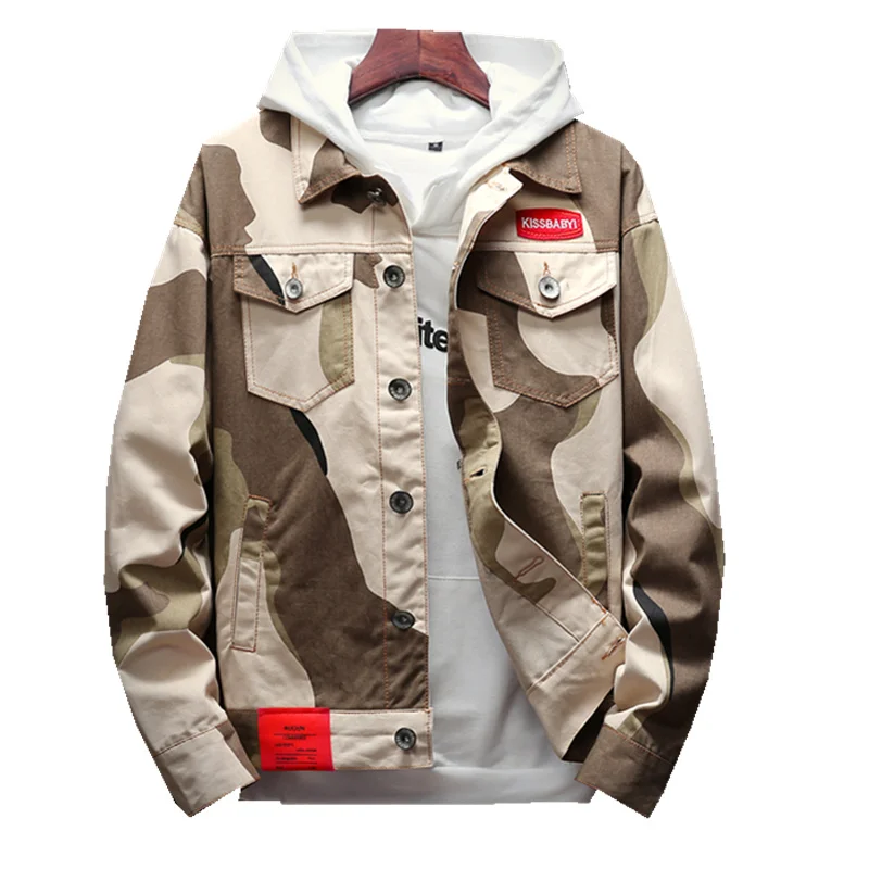 

Loldeal Casual Men'S Jacket High Quality Army Military Jacket Camouflage Jacket Men Coats Male Outerwear Overcoat