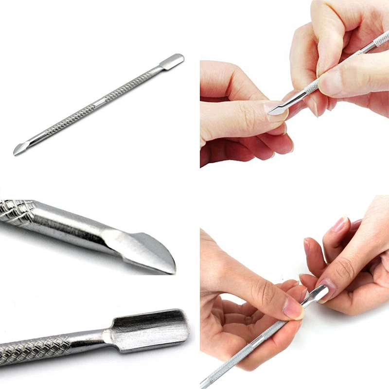 5 шт. инструмент для удаления кутикулы из нержавеющей стали|pusher spoon|nail cuticle pushercuticle