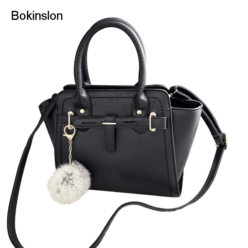 

Bokinslon Woman Fashion Handbag PU Leather Casual Women Handbags Temperament Popular Bags Handbags Ladies