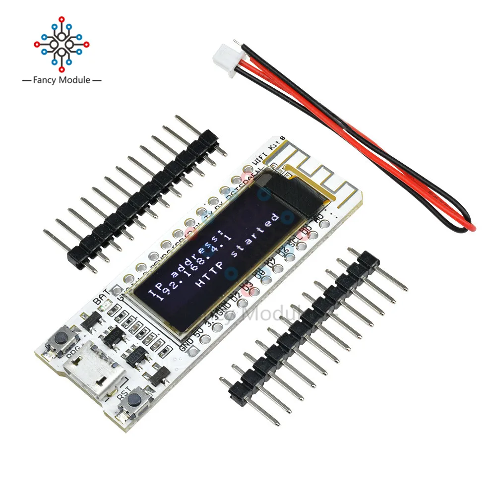 ESP8266 WIFI чип 0 91 дюймов 128*32 OLED CP2014 32 Мб флэш Интернет вещей макетная плата PCB модуль