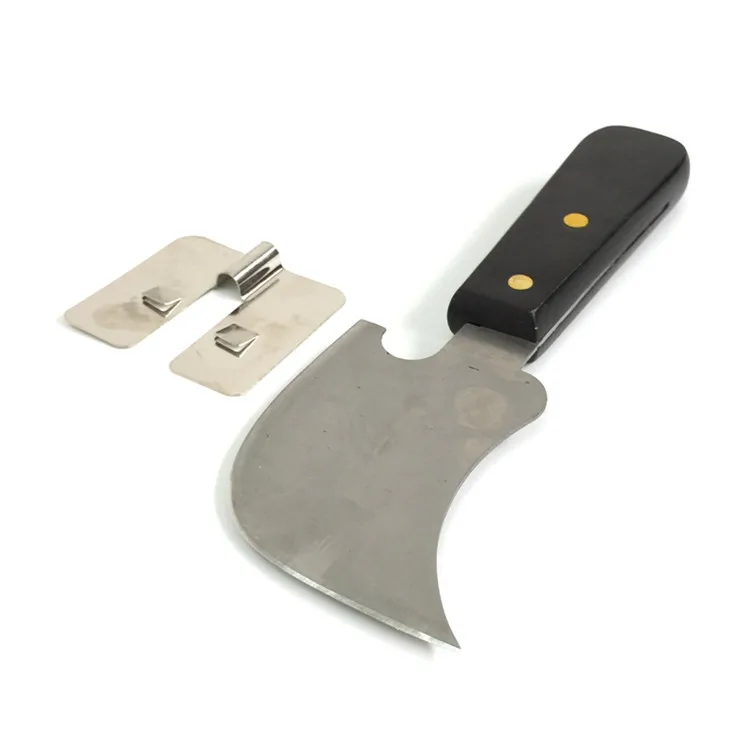 Высокое качество Quarter Moon нож для винилового пола обрезки сварочного стержня, виниловый сварочный инструмент и лезвия - Цвет: 1xknife and 1xblades