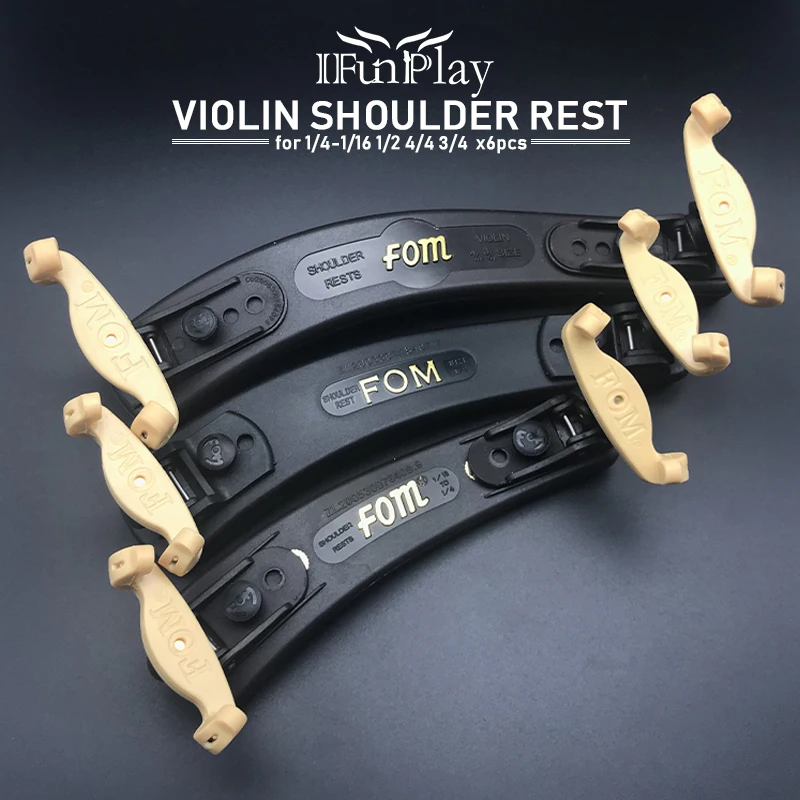 

6Pcs High Quality FOM Plastic Violin Shoulder Rest ME-044/045/046 for 1/2 1/4 1/10 1/8 1/16 4/4 3/4 Fiddle Violin accessories
