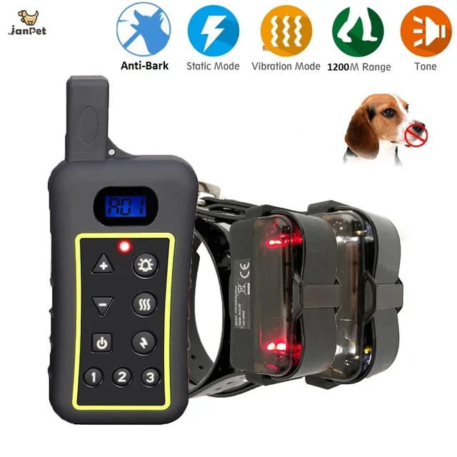 1200M Hunting Dog Shock Collar Training Anti Bark Collar With Remote