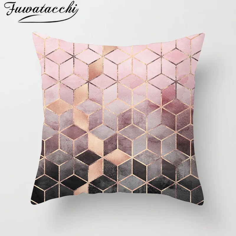 Fuwatacchi Geometric Patten Cushion Covers Nordic Style Pillow Case Home Decorative Pillows Cover Home Decoration Accessories