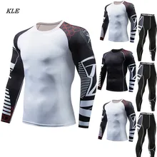 Sunfree Повседневный Спортивный костюм для мужчин горячая Распродажа Модные Спортивные Беговые брюки для мужчин Печать Фитнес Быстросохнущий мужской спортивный костюм 3L45