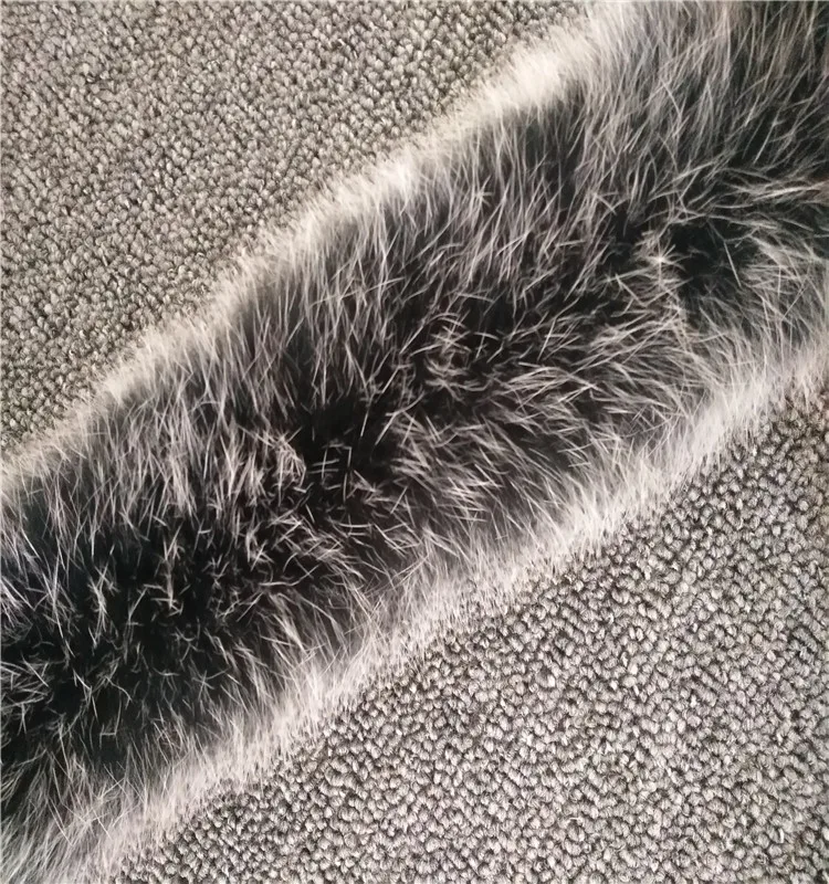 Fashionable High Quality Genuine Fox Fur collar For Jacket Hood Detachable Fox Fur Collar Trimming