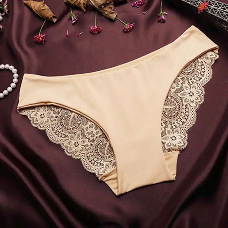 Sexy Women Female Briefs Panties Brand Lace Underwear Womens Lace Underwear For Lady Lingerie