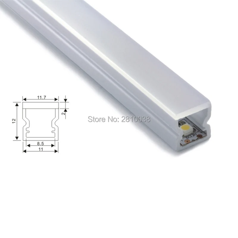 20 X 1M Sets/Lot Super slim aluminium profile for led strips and U type profile led for kitchen led or Cabinet lights