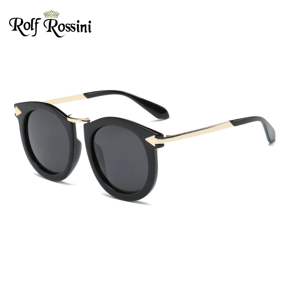 RR Vintage Round Sunglasses Women Men Brand Designer Retro Fashion