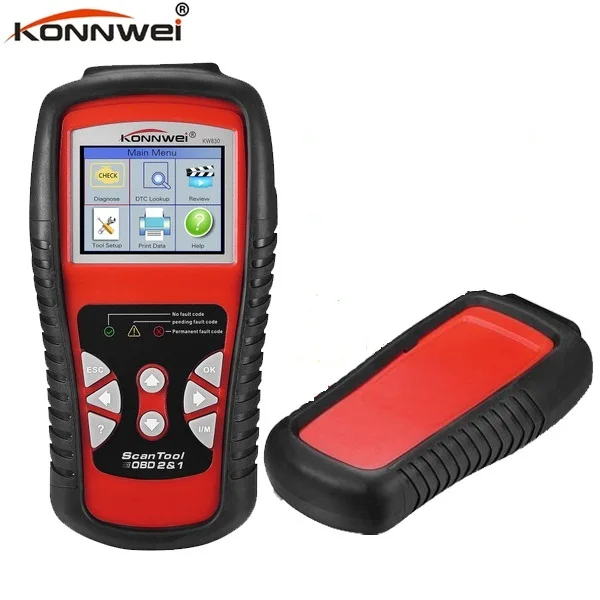Цена OBD2 EOBD сканер Инструменты KW830 Автомобильная Код ошибки чтения сканер автомобильный диагностический Читатели код товара сканер Тесты Батаре...
